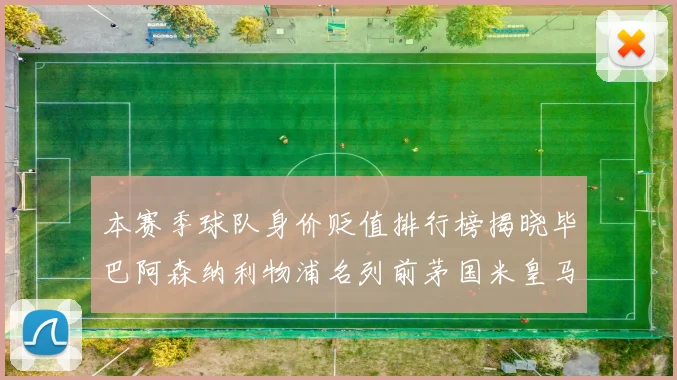 本赛季球队身价贬值排行榜揭晓毕巴阿森纳利物浦名列前茅国米皇马紧随其后